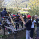 Gli alunni durante il laboratorio