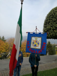 La bandiera e il labaro della Scuola Bellavitis