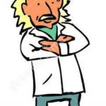 caricatura di einstein