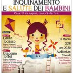 Volantino dell'incontro Inquinamento e salute dei bambini