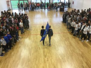 Alzabandiera europea gemellaggio 2018