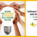 Volantino della 3^edizione della settimana della Dislessia