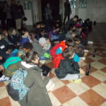 Bambini con tablet al Teatro Olimpico