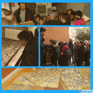 Bambini in visita al sito archeologico della Cattedrale di Vicenza