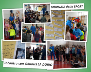 Momenti dell'incontro dei bambini con Gabriella Dorio
