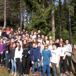 Gli alunni di 3^B e ^C in montagna